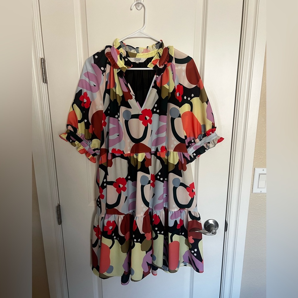 CROSBY by Mollie Burch Vibrant Floral Mini Dress